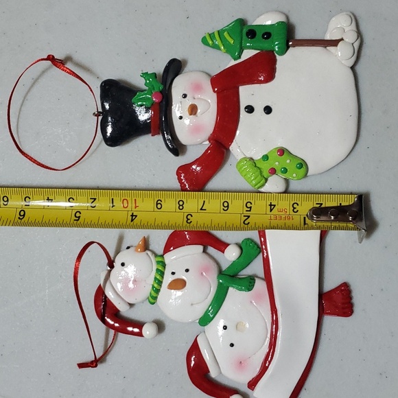 Bundle Ornaments Angel, Snowmen, Candy canes and motion stickers & Snowflakes - Picture 8 of 16